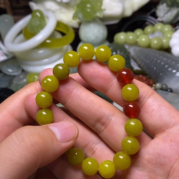 未镶嵌岫玉岫玉颈饰