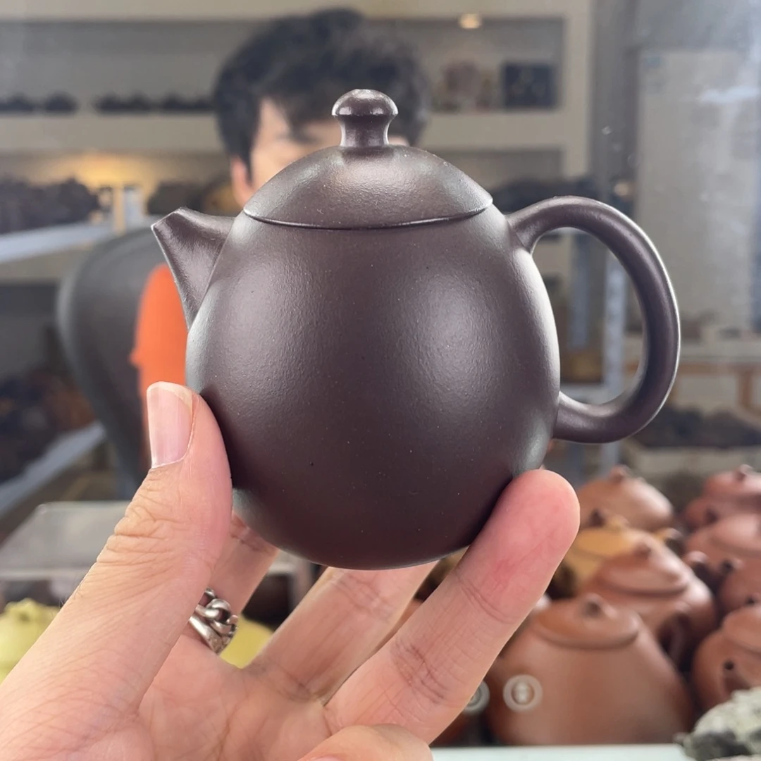 茶壶紫砂170cc老紫泥茶壶