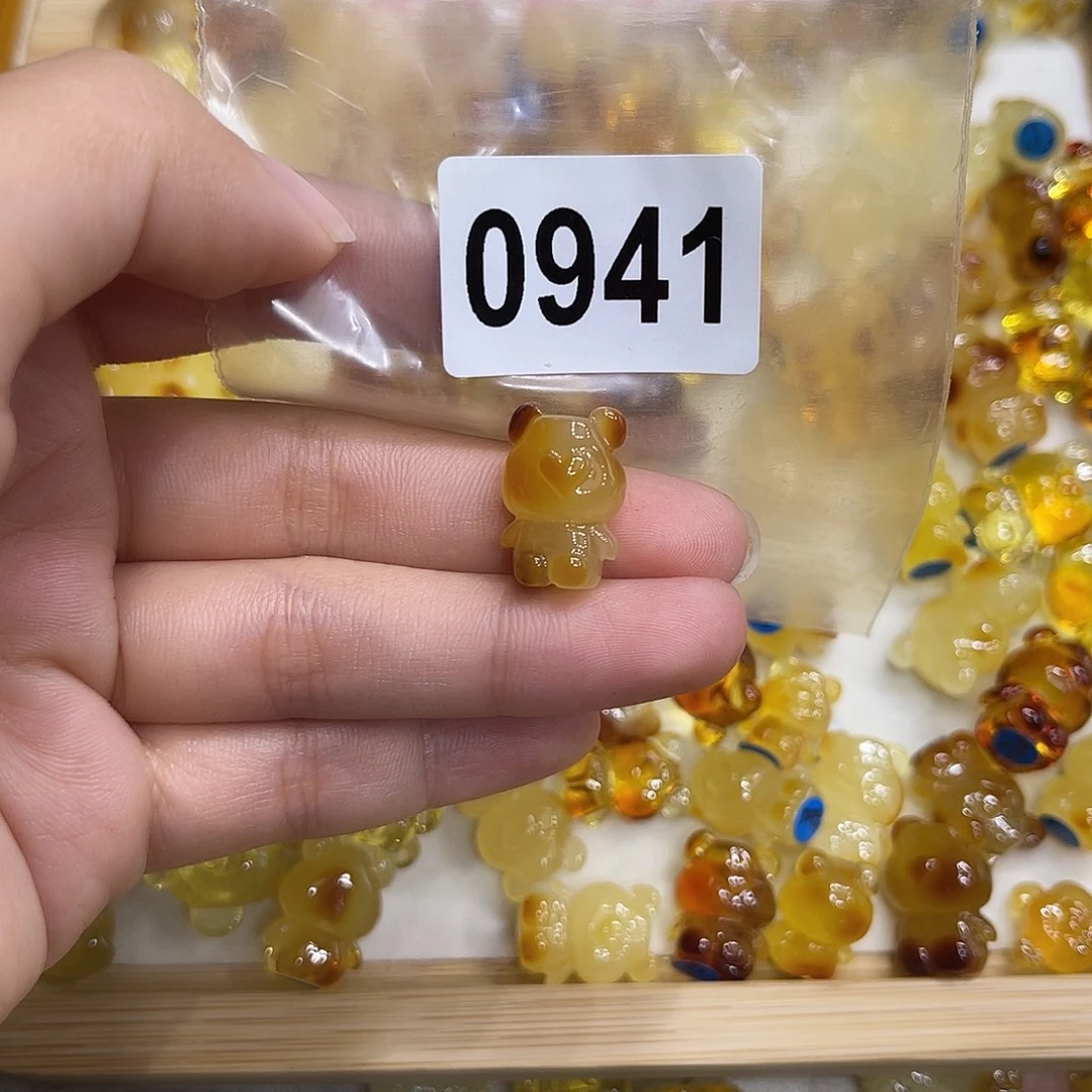 琥珀未镶嵌珠宝奇石