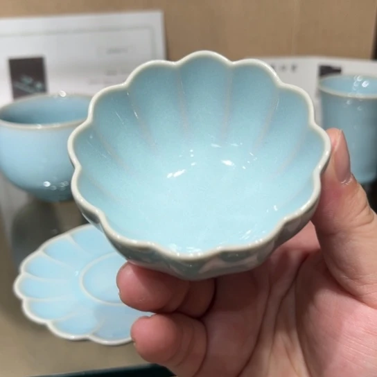 瓷片陶瓷茶具汝瓷茶具