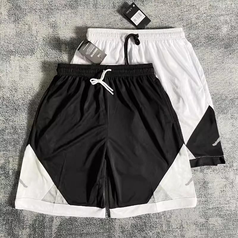 美式运动短裤男23复古宽松休闲篮球裤训练速干五分裤跑步健身夏季