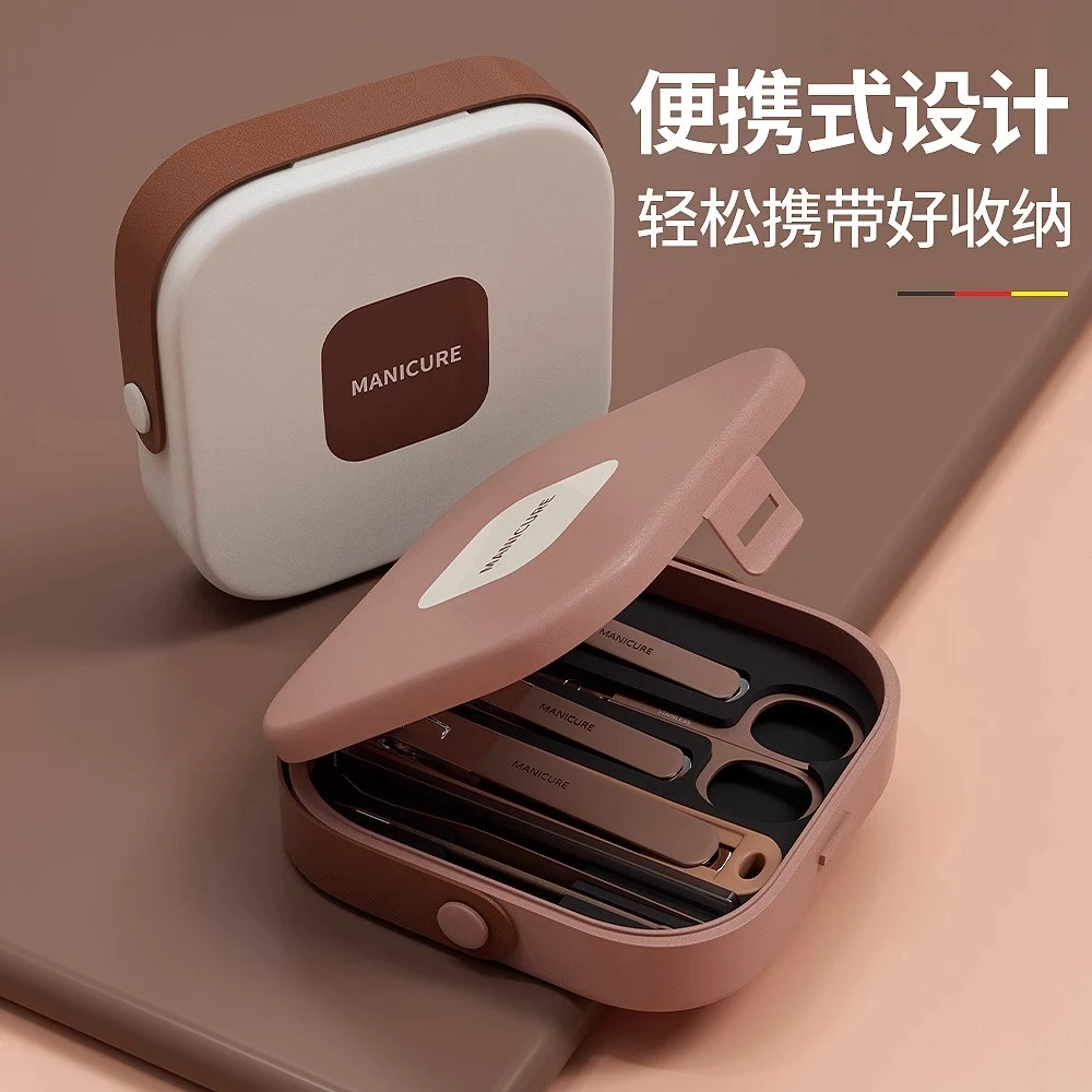 2025新款指甲剪刀挖耳勺套装家用防飞溅指甲钳男女剪指甲工具便携