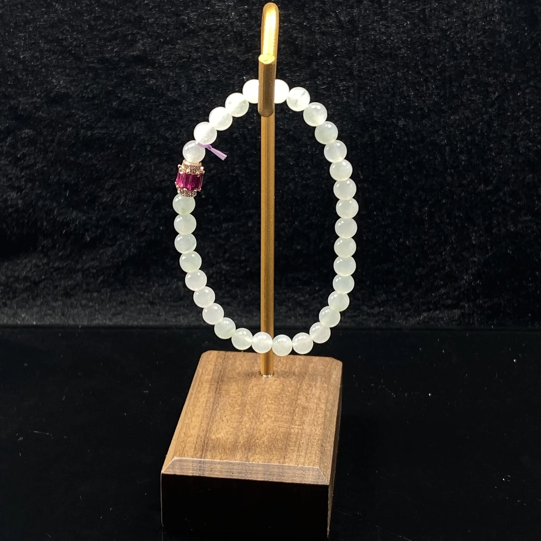 FC48天然缅甸A货冰手串/500311/保利厦门拍卖