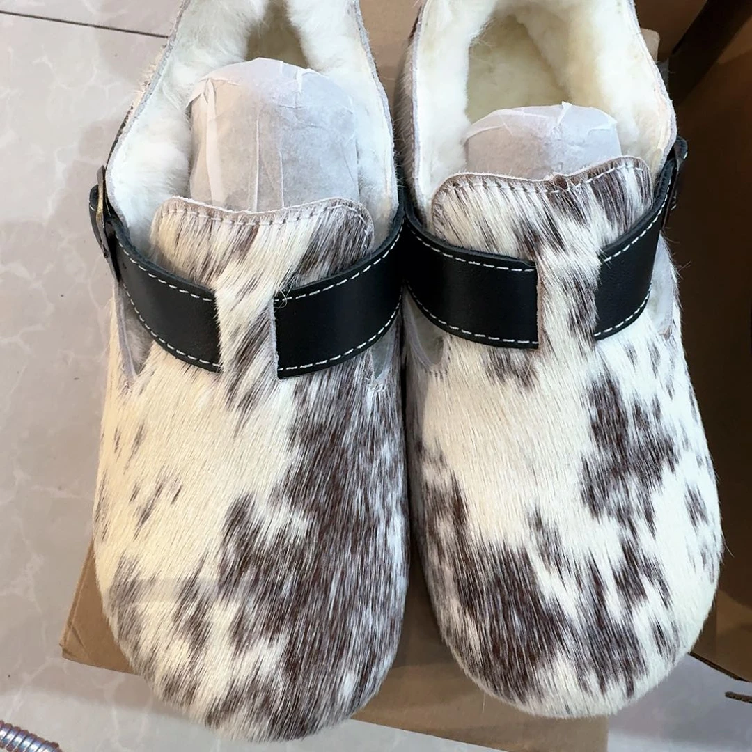 用***6羊剖层皮革35码马毛博肯