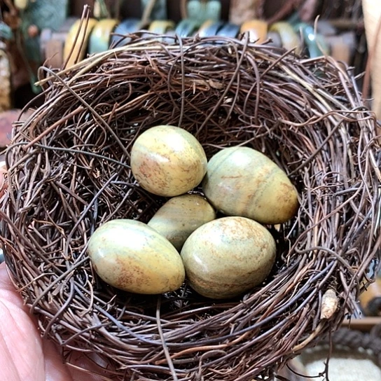 岫岩河磨玉（透闪石质玉）把件未镶嵌