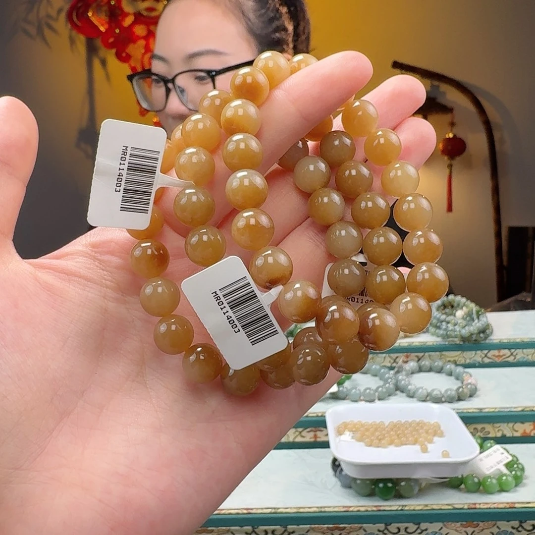 和田玉手串拍一发一多样性发货未镶嵌