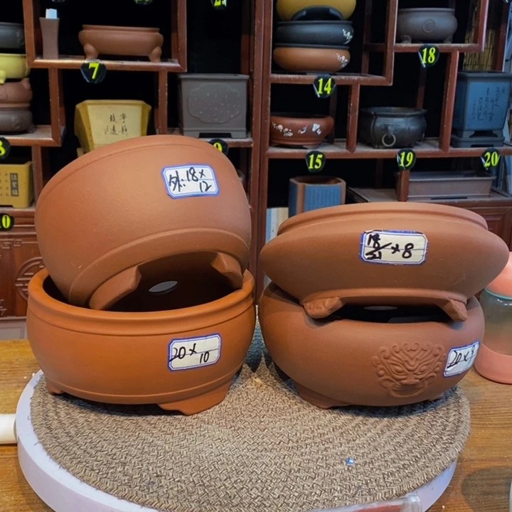 紫砂花盆紫砂花盆