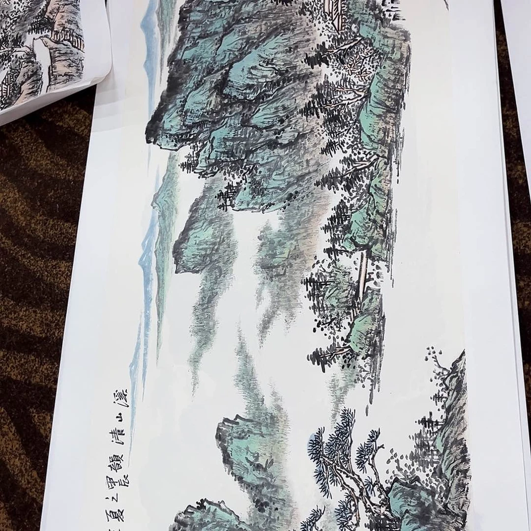 国画浮**梦绘画作品多次参加全国