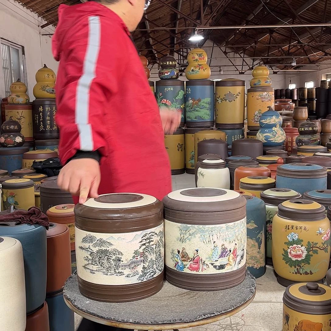 紫砂茶叶罐茶叶罐