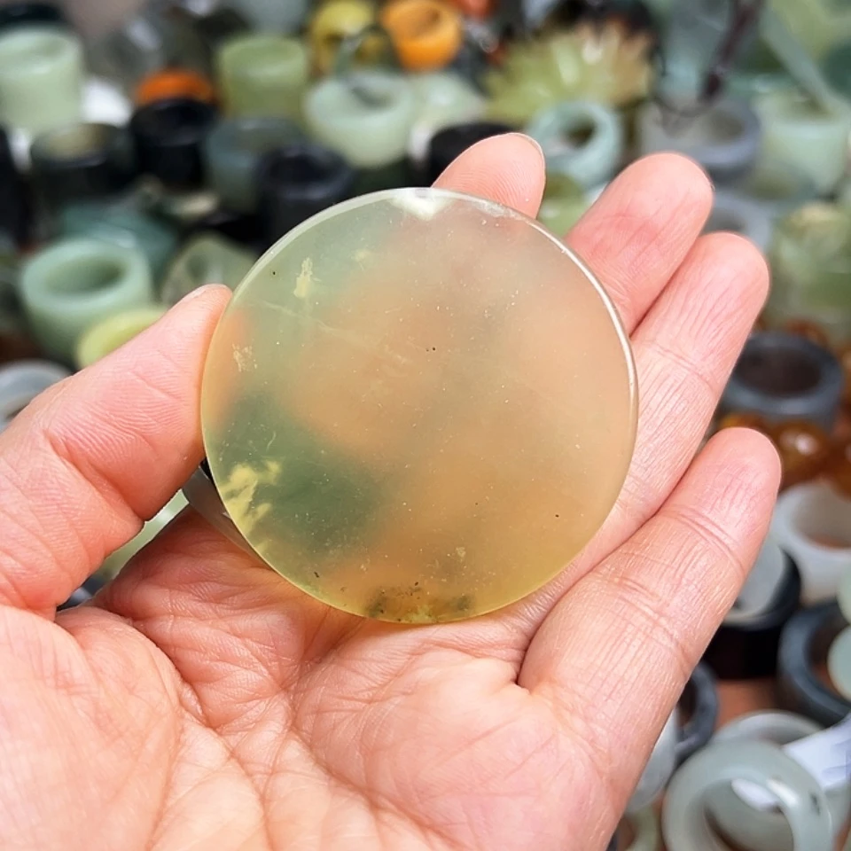 【闪购商品】合金蛇纹石玉戒指