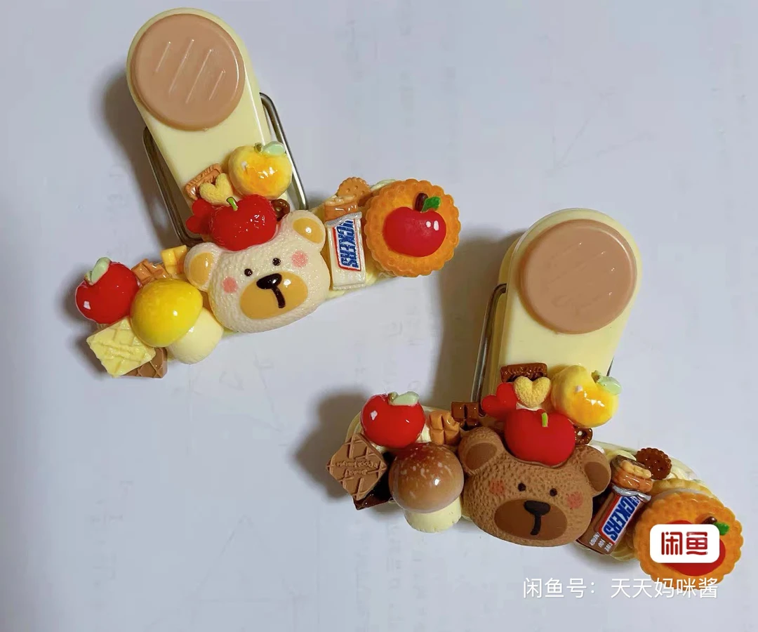 DIY食玩摆台冰箱贴发夹定制