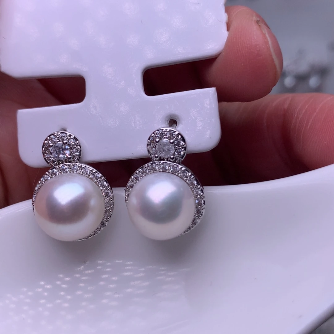 未镶嵌耳饰淡水珍珠