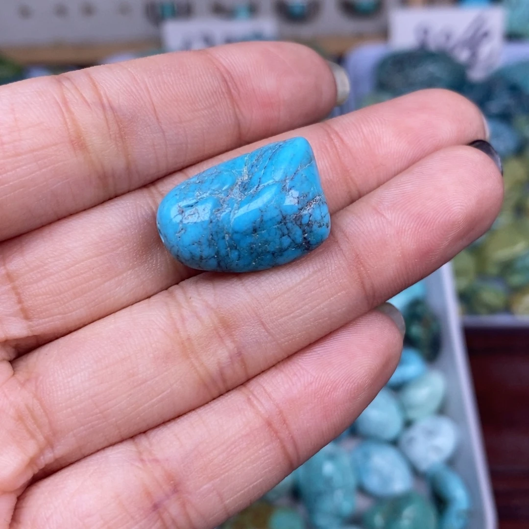 绿松石未镶嵌挂件