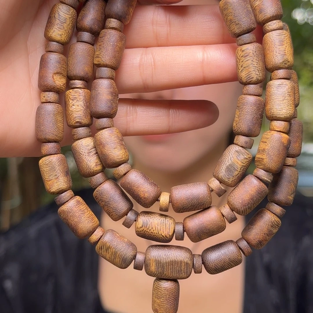 沉香手串海南料老白奇金丝红油老板头树头油多样性发其一32克➕