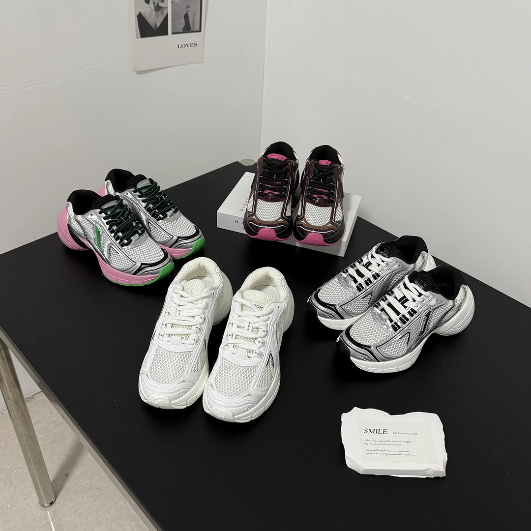 特价款！范小洛+5cm时尚厚底增高女2025秋款百搭网面鞋运动休闲鞋