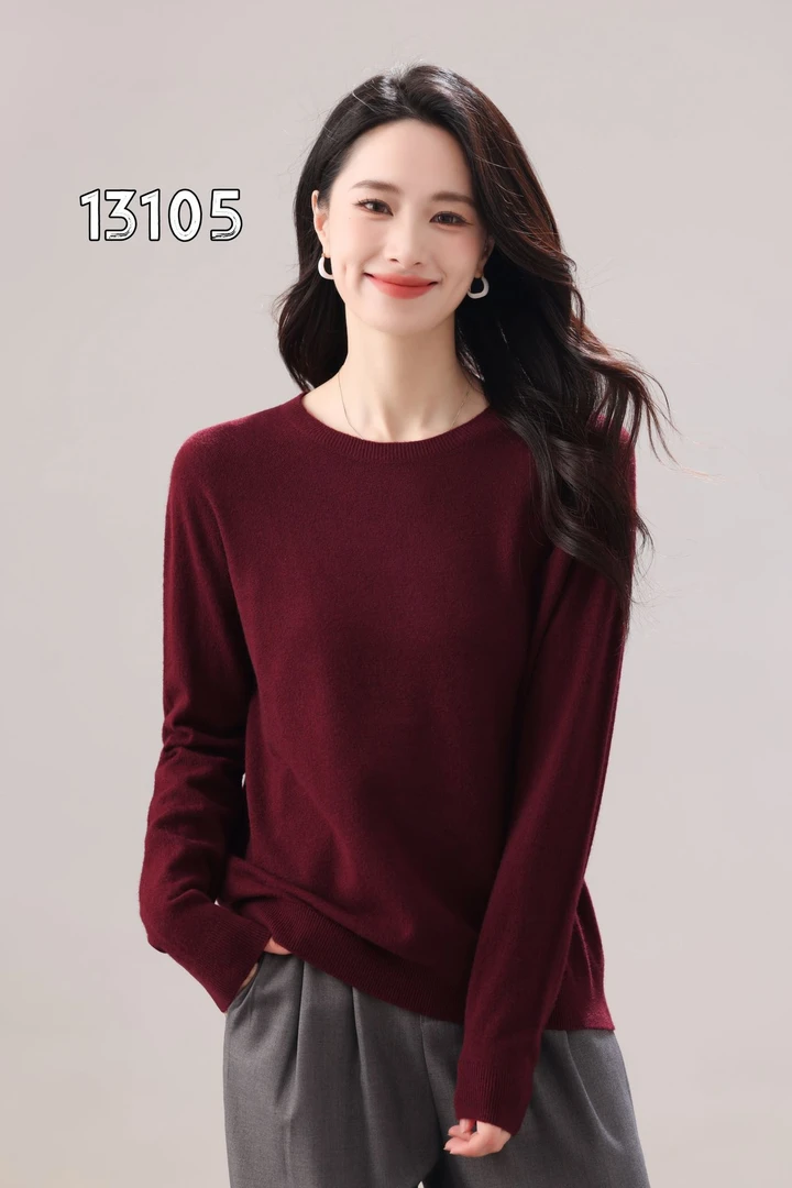 【77定制】7A抑菌一线成衣高领无缝绵羊绒毛衣针织衫#13105