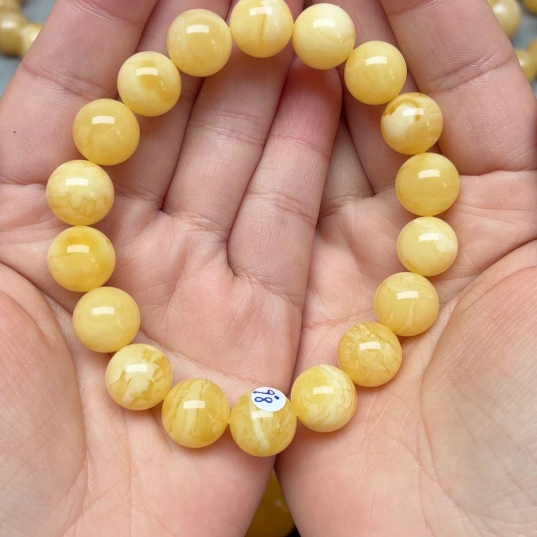 蜜蜡未镶嵌裸石蜜蜡11+手串