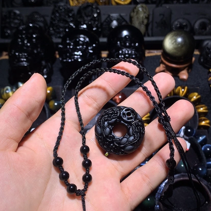 【闪购商品】未镶嵌黑曜岩珠宝奇石