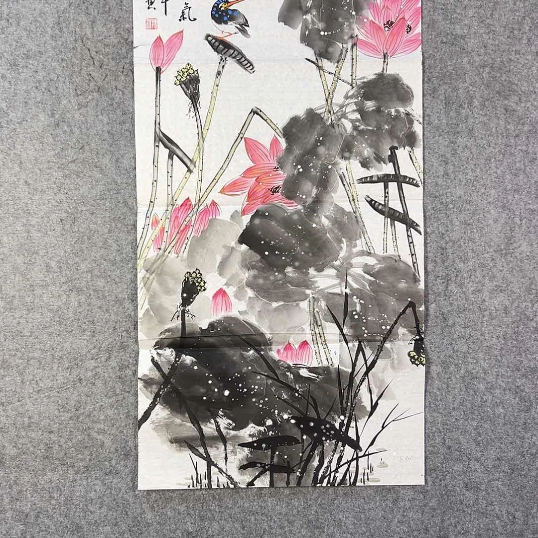 国画221 牡丹花等花开时节也可用