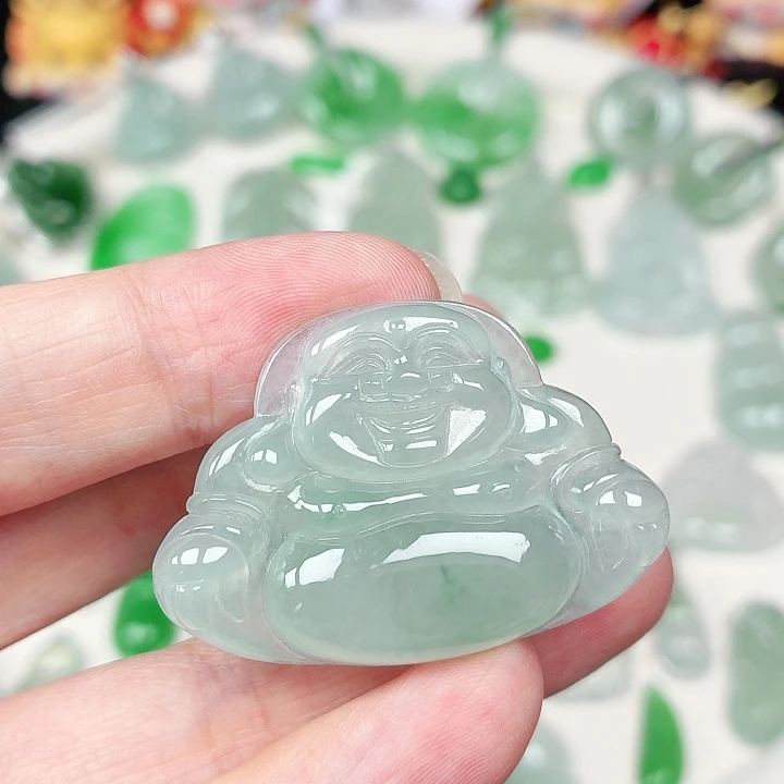 颈饰未镶嵌翡翠缅甸天然A货翡翠