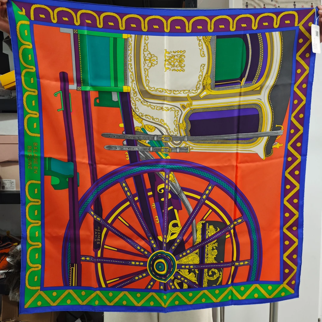 99新 Hermes/爱马仕 海囤J/爱马仕/丝巾/dd61564