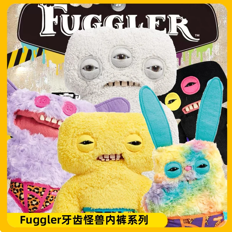 牙齿怪兽黑色摆件七夕节礼物网红玩偶公仔丑萌搞怪艺术感萌牙怪兽