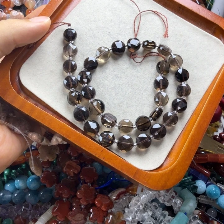 查罗石合金珠宝半成品卡10切面茶水一条