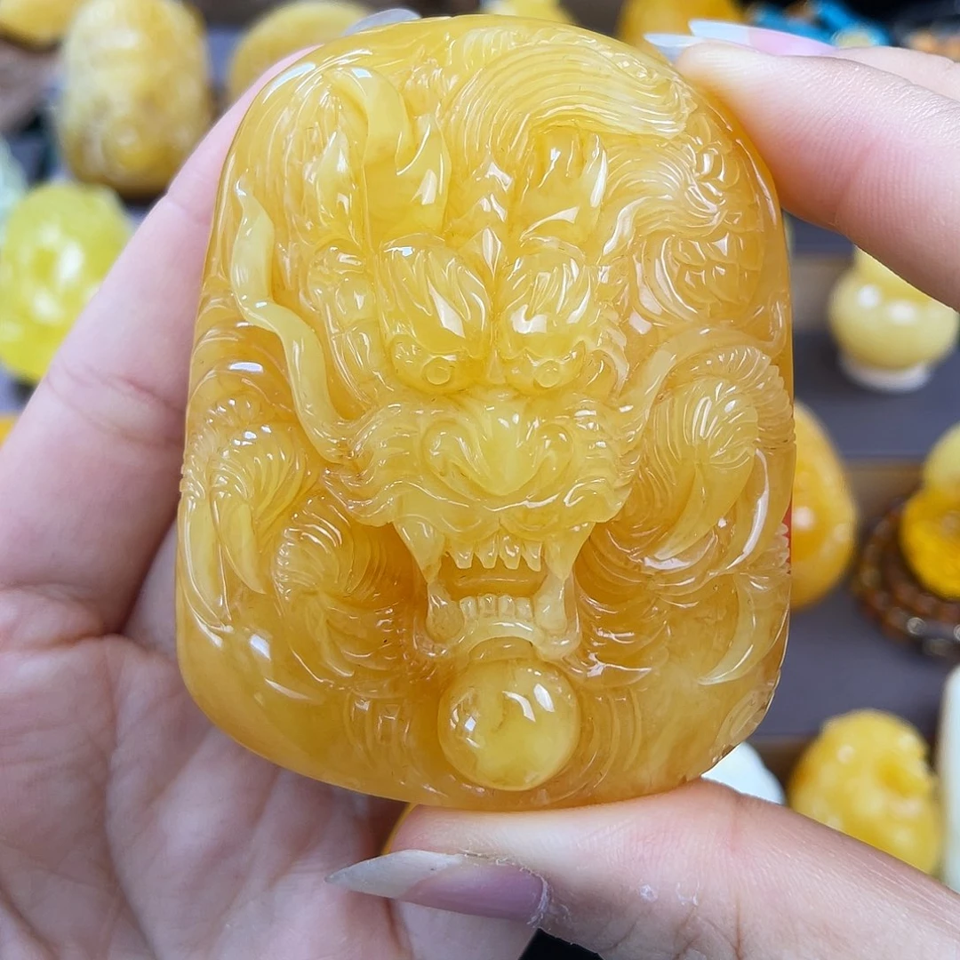 琥珀未镶嵌珠宝奇石