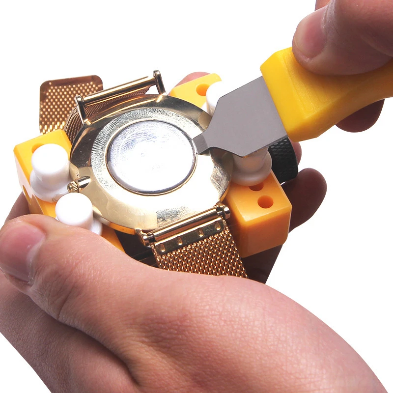修表工具 后盖开盖套装 换电池拆盖维修保养 8件套手表维护组合