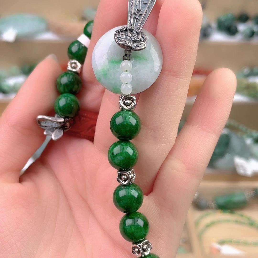 翡翠未镶嵌手链手链