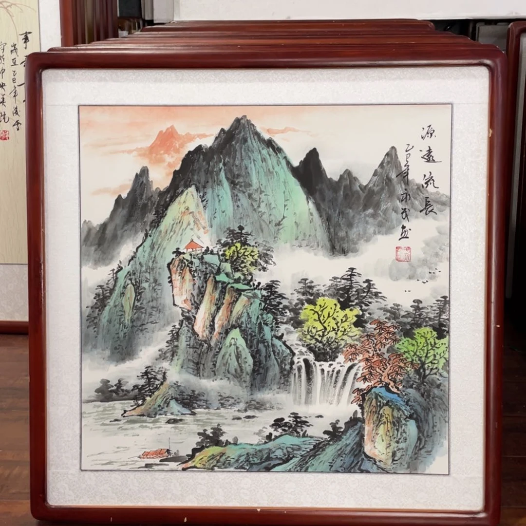 国画带框尺寸63*63厘米