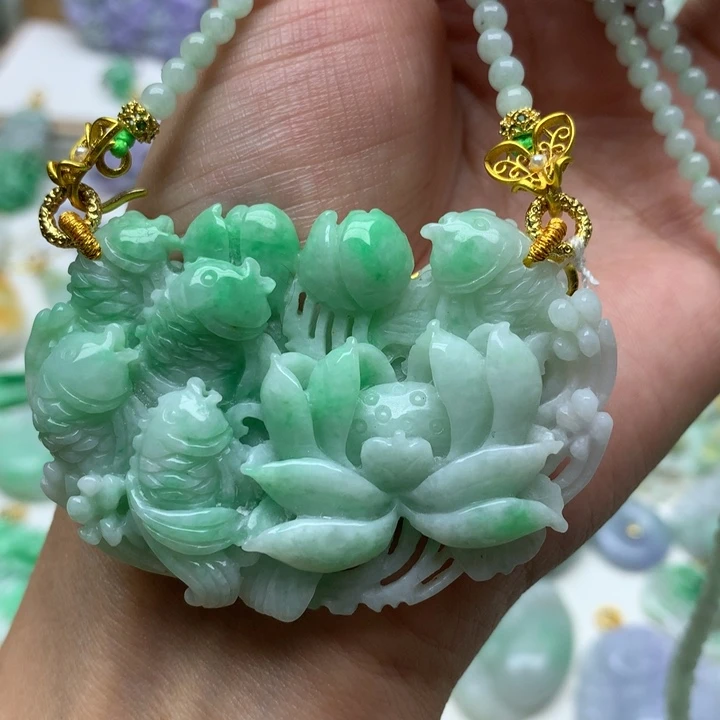 颈饰未镶嵌翡翠翡翠