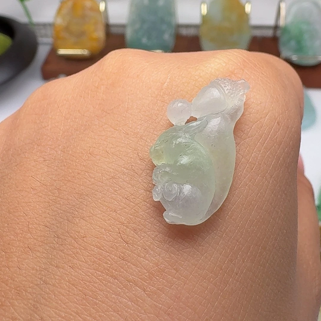 定制翡翠未镶嵌毛货