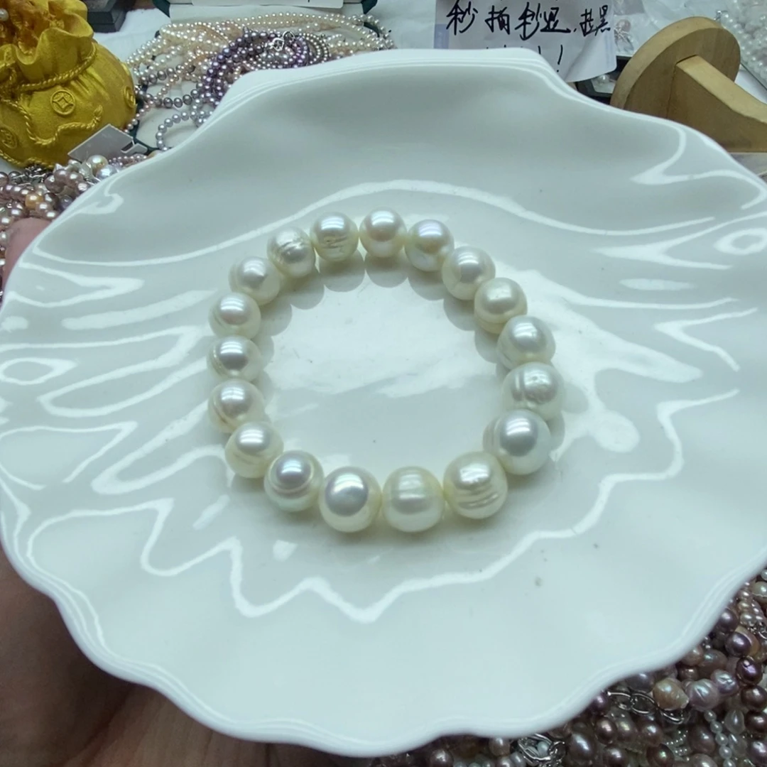 淡水珍珠天然淡水珍珠无人工干预银S925镶嵌31