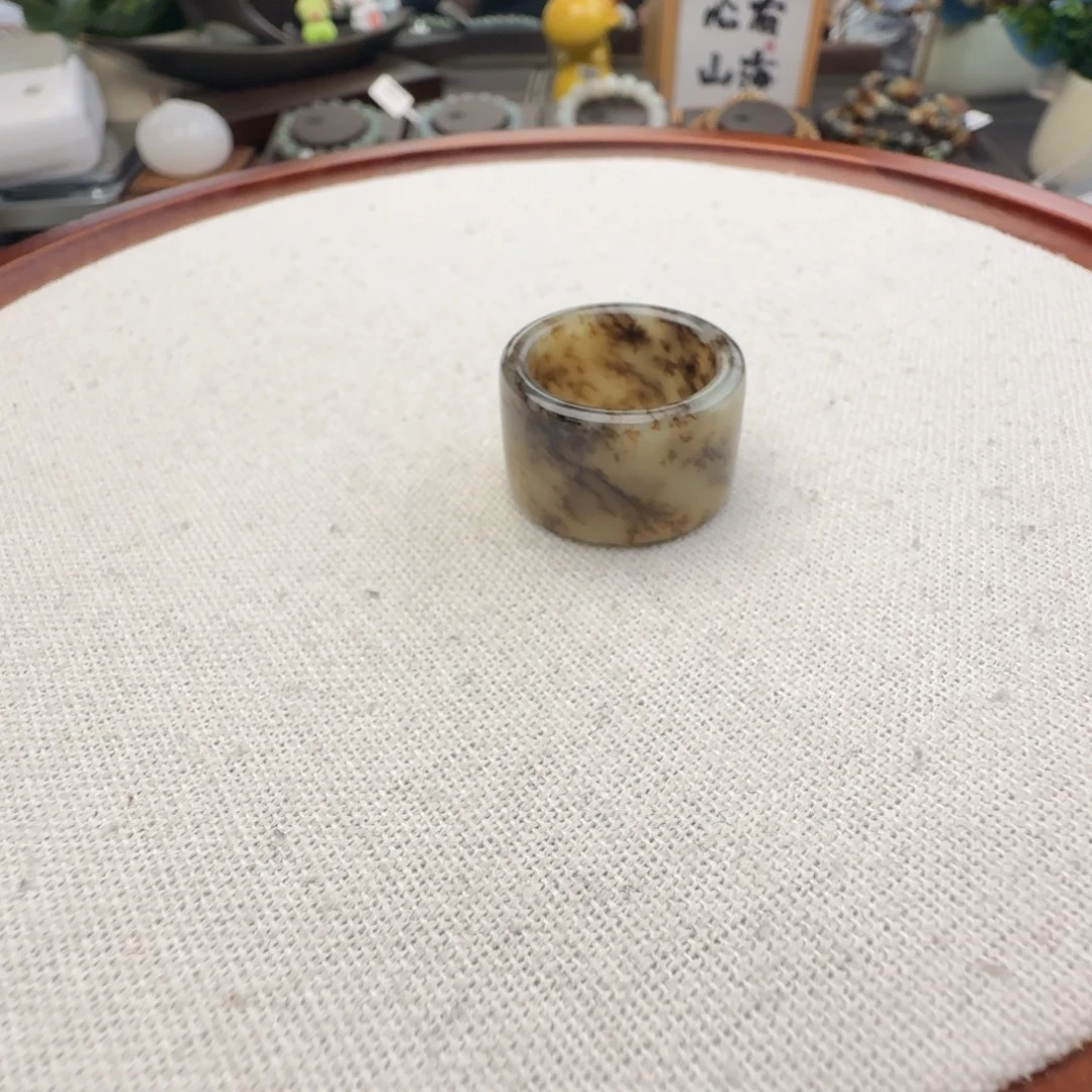 和田玉未镶嵌手链卡15跑环，72