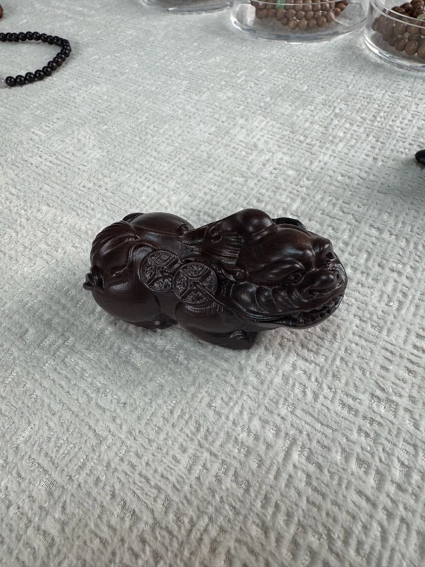 黑檀貔貅摆件（7.8cm）