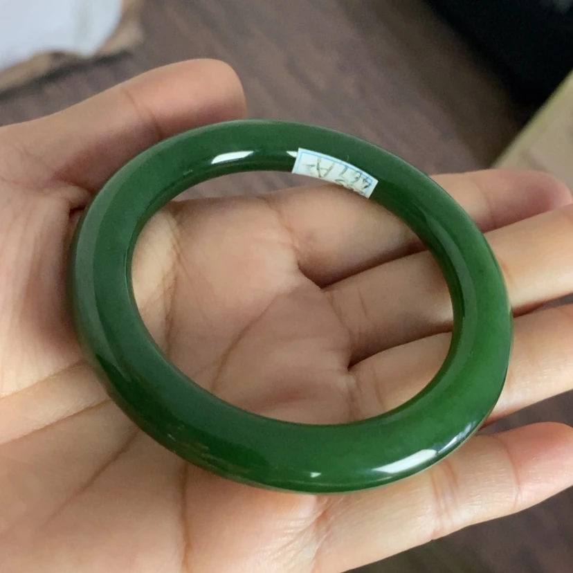 【闪购商品】未镶嵌手镯和田玉（碧玉）