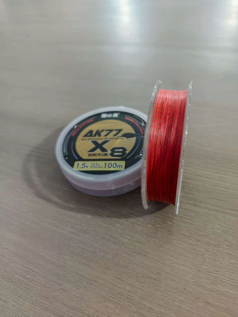 怒鱼AK77一代中国斑点红日本进口原丝高端路亚pe线耐磨顺滑超远