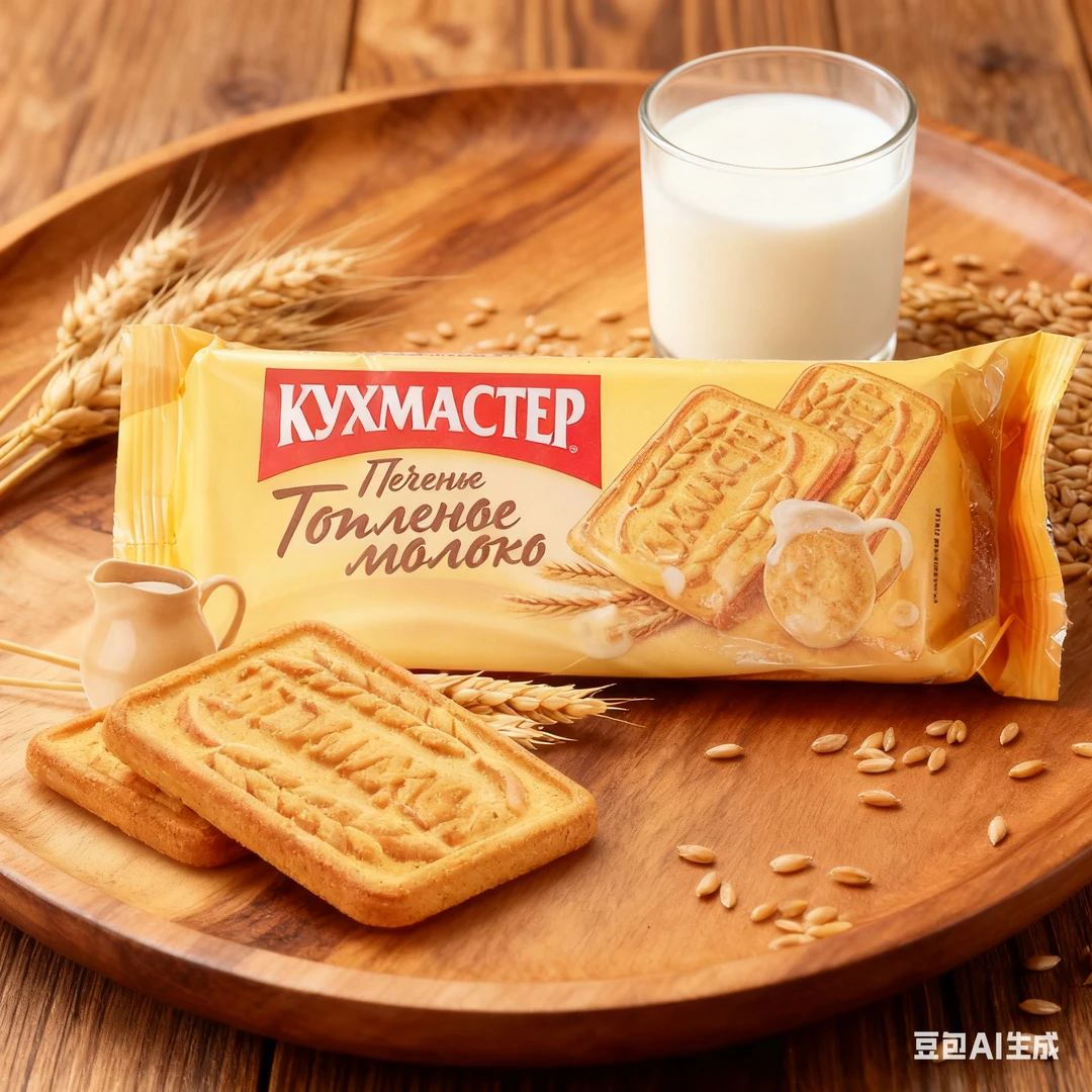 【拍一发四】俄罗斯进口厨房大师奶酥饼干170克/袋 保质期到26年2月