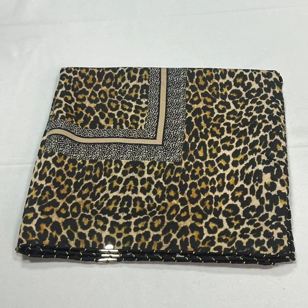 【110意罗绸方巾-YLC-110-B-8687】106cm掐丝双面异稿气质时尚休闲