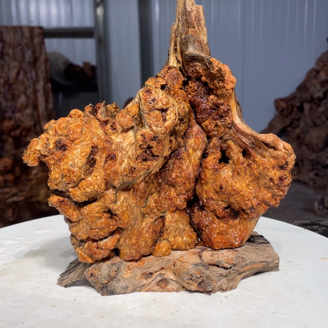 盛***南木猛子琥珀木摆件41