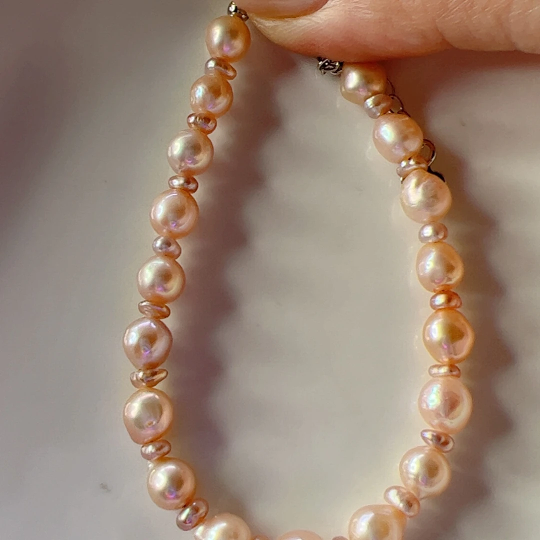 淡水珍珠合金手绳162