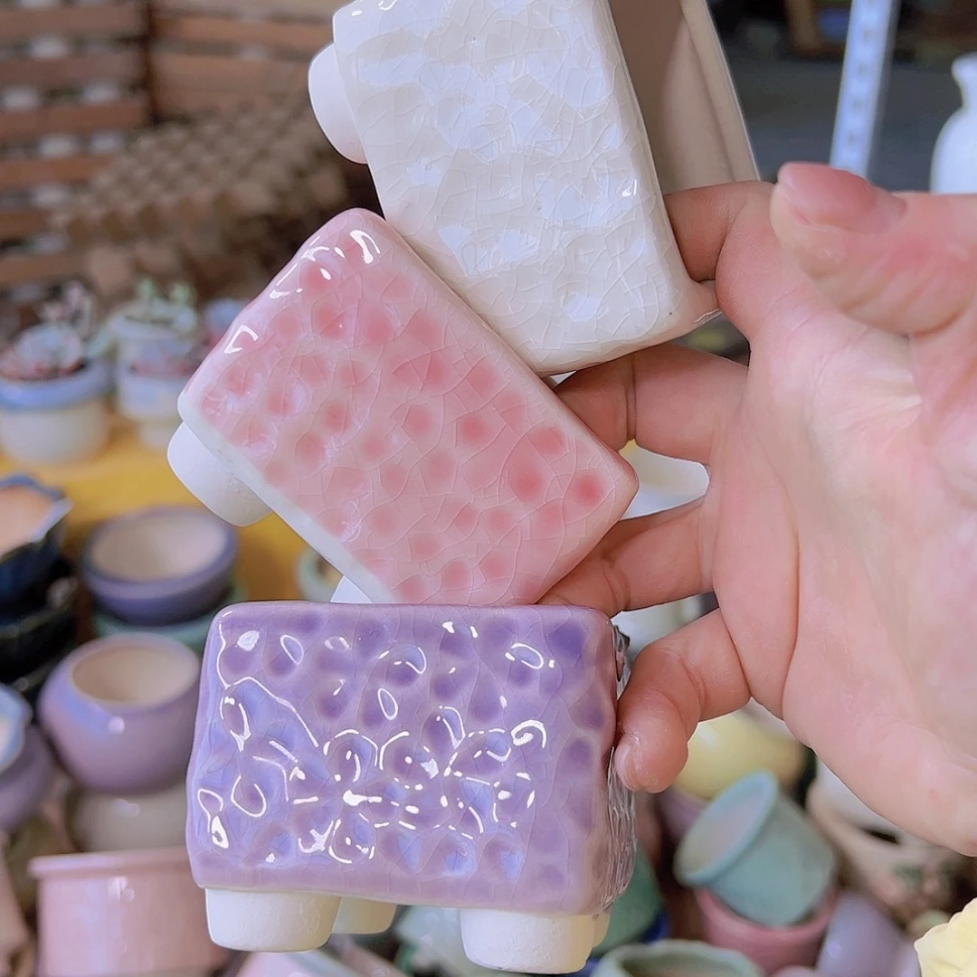 红陶陶瓷花盆满12包邮