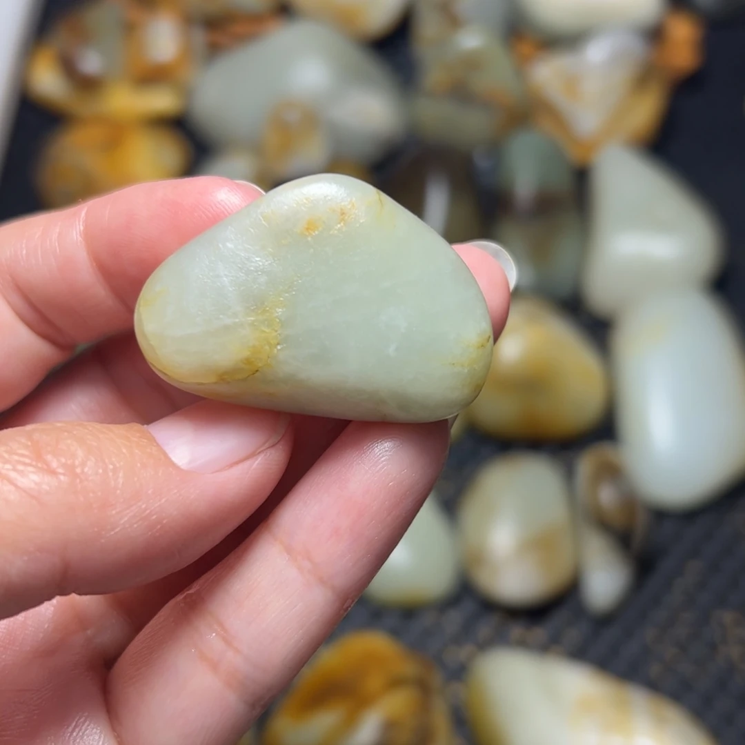 和田玉未镶嵌挂件23