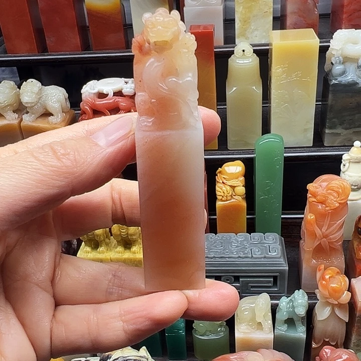 寿山石印石寿山石手工雕刻