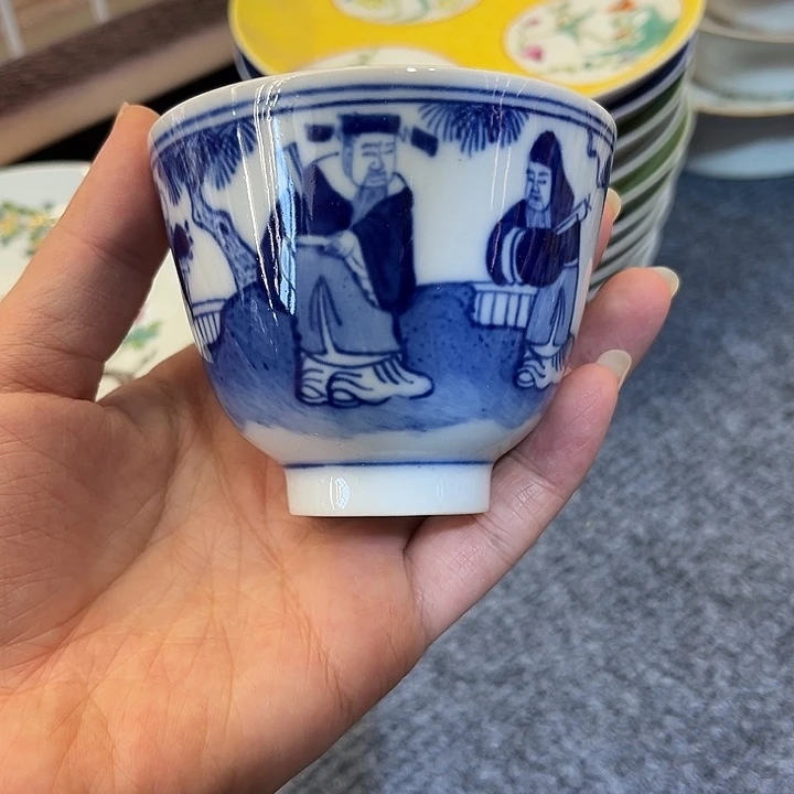 手绘茶杯盖碗陶瓷