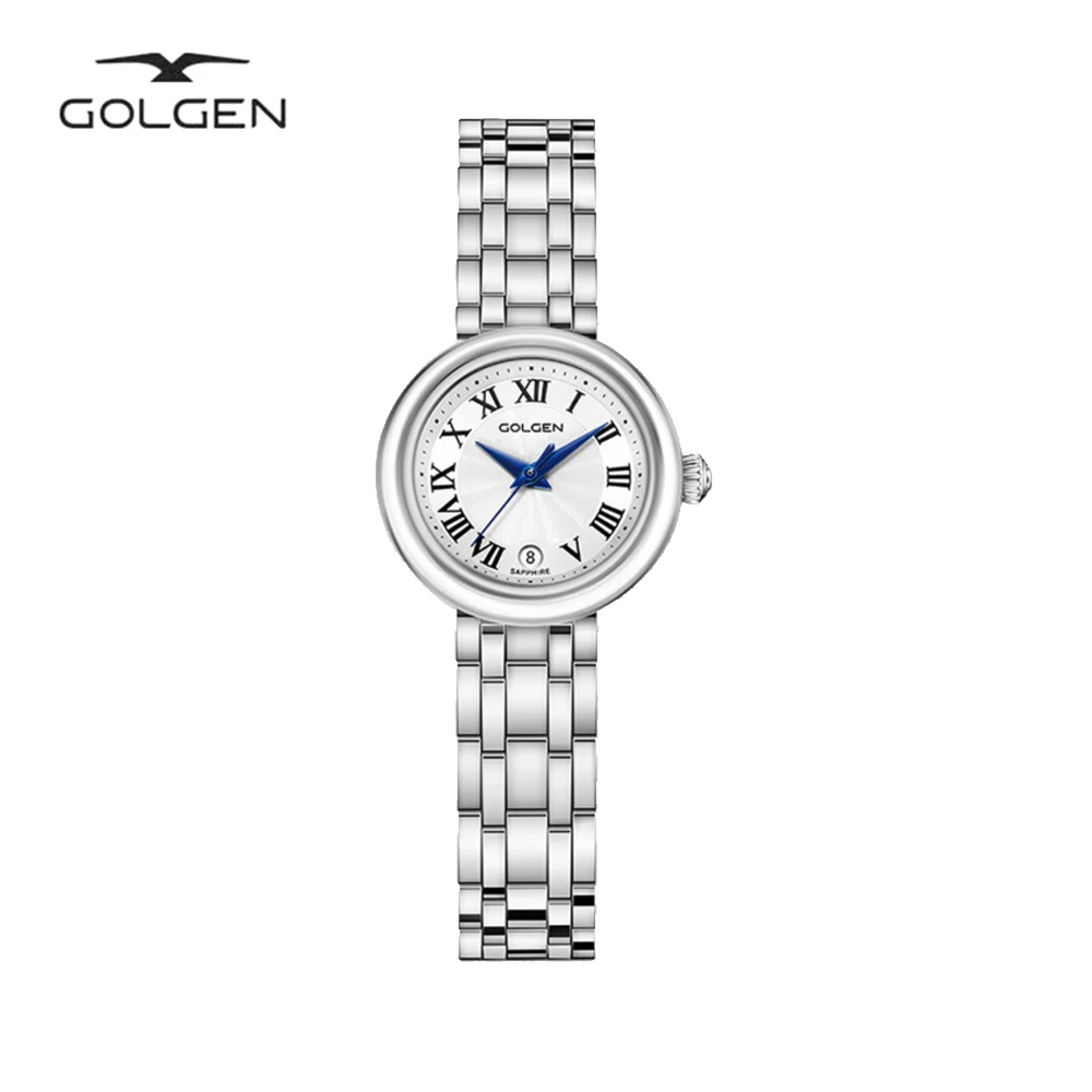 GOLGEN/古尊小美人月光银时尚腕表GN.19037L.PS