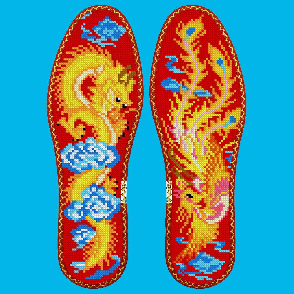 44码小格十字绣鞋结婚款8可选花样(直播间福利）