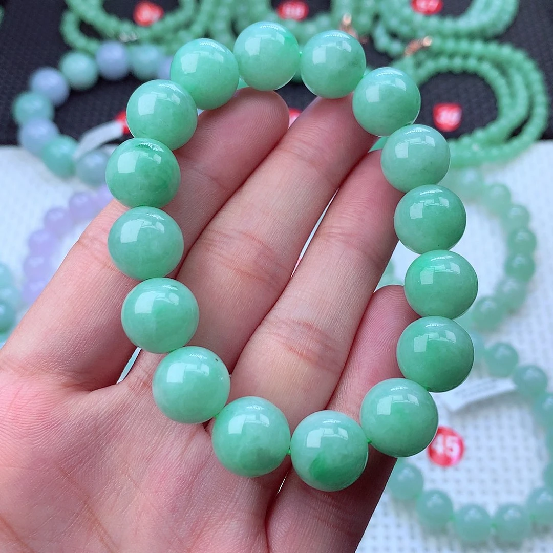 翡翠未镶嵌毛衣链