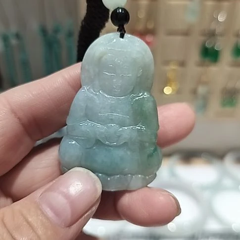 翡翠未镶嵌颈饰天然缅甸翡翠A货吊坠